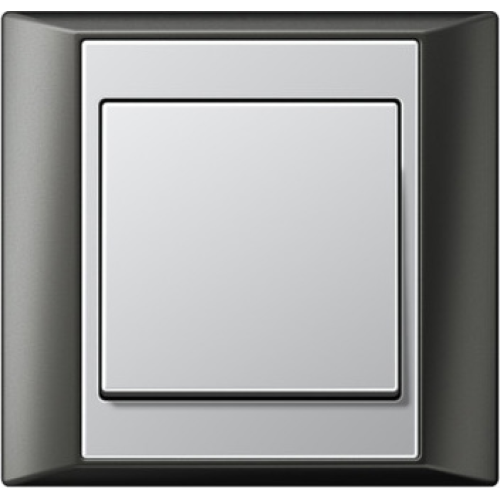 AP581ANTAL Рамка A Plus Антрацит / Алюминий 1-постовая Jung