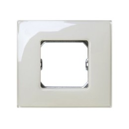 27771-31 Рамка декоративная, 1 пост, (+суппорт), Simon 27 Neos, Глянец, слоновая кость