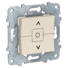 NU520844 Выключатель для жалюзи, 2-клавишный, сх. 4 Бежевый Schneider Electric NU520844 Выключатель для жалюзи, 2-клавишный, сх. 4 Бежевый Schneider Electric