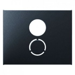 11847006 Центральная панель для розетки к громкоговорителю цвет: антрацит, матовый K.1 Berker