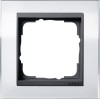 0211728 Рамка Event Clear Белый / Черный 1-постовая Gira