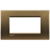 LNA4804BZ Рамка LivingLight Квадрат Бронза 4 модуля Bticino