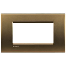 LNA4804BZ Рамка LivingLight Квадрат Бронза 4 модуля Bticino