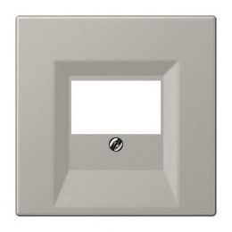 LS969TLG LS 990 Светло-серый Крышка для ТАЕ-розетки,моно/стерео-аудиорозетки,комбинированной вставки  Jung LS серия