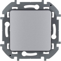 Переключатель одноклавишный 10 AX - 250 В Алюминий Legrand INSPIRIA 673652