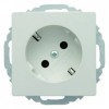 47276089 Штепсельная розетка SCHUKO 45° цвет: полярная белизна, с эффектом бархата, Q.1 Berker