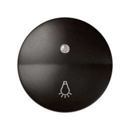 88016-32 Клавиша для выключателя одноклавишного с подсветкой, с пиктограммой "лампа", Simon 88, коричневый