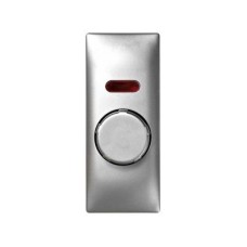 82054-63 Накладка на светорегулятор проходной поворотно-нажимной с подсветкой, узкий модуль, S82C, алюминий Simon 82054-63 Накладка на светорегулятор проходной поворотно-нажимной с подсветкой, узкий модуль, S82C, алюминий Simon