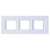 HA4802M3HHD Рамка Axolute Квадрат Белый 2+2+2 модуля Bticino