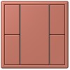 LC502TSA32121 Les Couleurs® Le Corbusier KNX кнопочный модуль F 50 с двумя парами кнопок terre sienne brique Jung