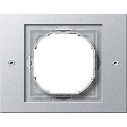 021165 Рамка TX44 Алюминий 1-постовая Gira