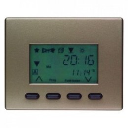 17759011 Tаймер RolloTec "Комфорт" с дисплеем и подключением датчика цвет: светло-бронзовый, лак Arsys Berker