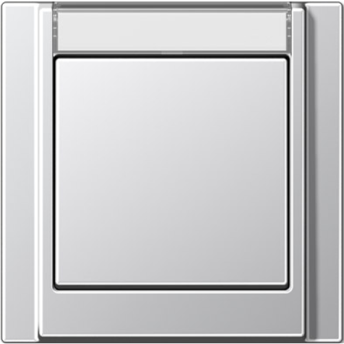 A581NAAL Рамка с шильдиком A 500 Алюминий 1-постовая Jung