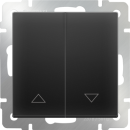 WL08-01-02 Выключатель жалюзи (черный) Antik Werkel a041297