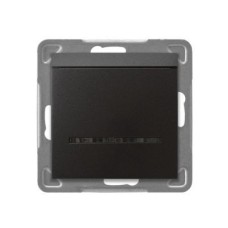 Ospel Impresja Антрацит Выключатель карточный с подсветкой, без рамки LP-15YS/m/50 Ospel Impresja Антрацит Выключатель карточный с подсветкой, без рамки LP-15YS/m/50