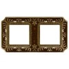 FD01352PB Рамка Siena Bright Patina 2-постовая Fede