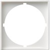 028103 Накладка с вырезом для приборов с панелью 50*50 мм DIN 49 075 белый глянец Белый Gira