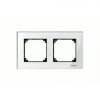 MTN404219 Рамка M-Elegance Белый бриллиант 2-постовая Merten