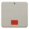 1558 Клавиша с красной линзой и надписью "0" цвет: белый, с блеском Влагозащищенный скрытый монтаж IP44 Berker