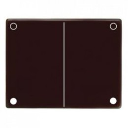 17650001 Кнопка для универсального нажимного диммера двойного включения цвет: коричневый, с блеском Arsys Berker