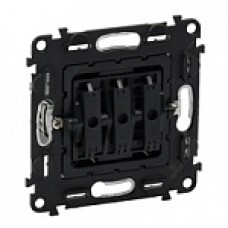 752003 Valena INMATIC. Выключатель трехклавишный 10АХ 250В. Винтовые зажимы Legrand 752003 Valena INMATIC. Выключатель трехклавишный 10АХ 250В. Винтовые зажимы Legrand