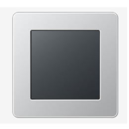 AF581BFAL Рамка A flow Алюминий 1-постовая Jung