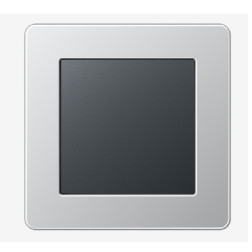 AF581BFAL Рамка A flow Алюминий 1-постовая Jung