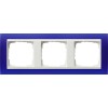 0213399 Рамка Event Синий / Белый 3-постовая Gira