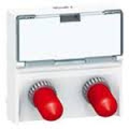 078616 Mosaic Оптическая розетка с адаптером 2 x ST Legrand