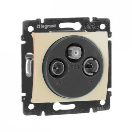 774336 Valena Розетка TV-FM-SAT оконечная 2400MHz 10 дБ Legrand