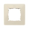 8200610-031 Рамка декоративная, 1 пост, Simon 82 Detail Original, слоновая кость-тростниковый сахар