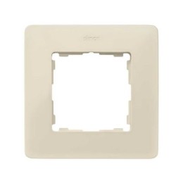 8200610-031 Рамка декоративная, 1 пост, Simon 82 Detail Original, слоновая кость-тростниковый сахар