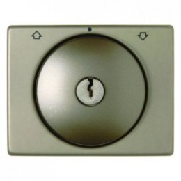 10790401 Центральная панель с замком к жалюзийному замочному выключателю цвет: светло-бронзовый, металл Arsys Berker