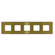 FD01435OBCB Рамка Belle Epoque Metal Bright gold / Bright chrome 5-постовая гор/верт. Fede FD01435OBCB Рамка Belle Epoque Metal Bright gold / Bright chrome 5-постовая гор/верт. Fede