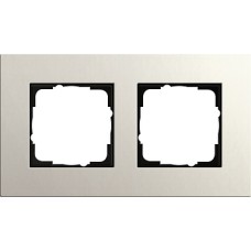0212220 Рамка Esprit Linoleum-Multiplex Светло-серый 2-постовая Gira 0212220 Рамка Esprit Linoleum-Multiplex Светло-серый 2-постовая Gira
