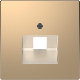 MTN4521-6051 D-life центральная накладка для розетки 1-ной RJ45, шампань Merten