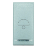 HC4055B Axolute Кнопка 1Р (NO) 10 АX 250 В~ с символом «звонок» Bticino