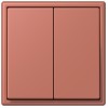 LC99532121 Les Couleurs® Le Corbusier Клавиша для двухклавишного выключателя terre sienne brique Jung