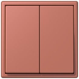 LC99532121 Les Couleurs® Le Corbusier Клавиша для двухклавишного выключателя terre sienne brique Jung