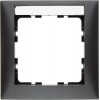 10119969 Рамка с полем для надписей S.1 Антрацит с блеском 1-постовая Berker