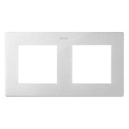 2400620-033 Рамка на 2 поста, алюминий Simon 24