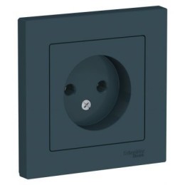 ATN000840 Atlasdesign Розетка без заземления, 16А, в сборе, Изумруд Schneider Electric