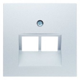 14091909 Центральная панель для UAE/E-DAT Design/Telekom розетка ISDN цвет: полярная белизна, матовый S.1/B.1/B.3/B.7 Glas Berker