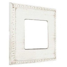 FD01211BD Рамка Provence Белый 1-постовая Fede
