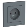 ATN000740 Atlasdesign Розетка без заземления, 16А, в сборе, Грифель Schneider Electric