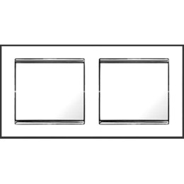 MTN471244 Рамка с полем для надписи M-Smart Бежевый 2-постовая Merten