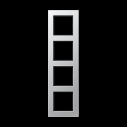 A5584BFAL Рамка A550 Алюминий 4-постовая Jung