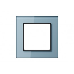 AC581GLBLGR Рамка A Creation Серо-голубой 1-постовая Jung