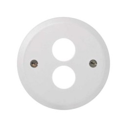 88082-30 Накладка на аудиорозетку для подключения двух аудиоколонок, Simon 88, белый