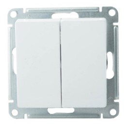 ATN000151 Atlasdesign 2-клавишный Выключатель, сх.5, 10АХ, механизм, Белый Schneider Electric